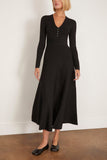 Maria McManus Button Front Dress in Black