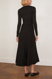 Maria McManus Button Front Dress in Black