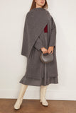 Maria McManus Cloak Sweater Coat in Charcoal