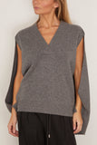 Maria McManus Cocoon Cape in Medium Heather Grey