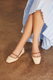 Marion Parke Ballet Flats Ballet Flat in Luggage/Natural Marion Parke Ballet Flat in Luggage/Natural