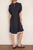 Marni Short Sleeve Dress in Blue/Black