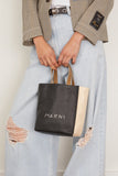 Marni Museo Mini Bag in Black/Shell/Agate Grey