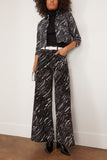 Marni Pants Crayon Flock Stretch Denim Trousers in Black Marni Crayon Flock Stretch Denim Trousers in Black