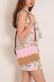 Marni Flat Pochette Bag in Rose/Pompeii/Carrot