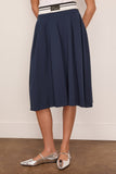 Marni High Waisted Midi Skirt in Ink
