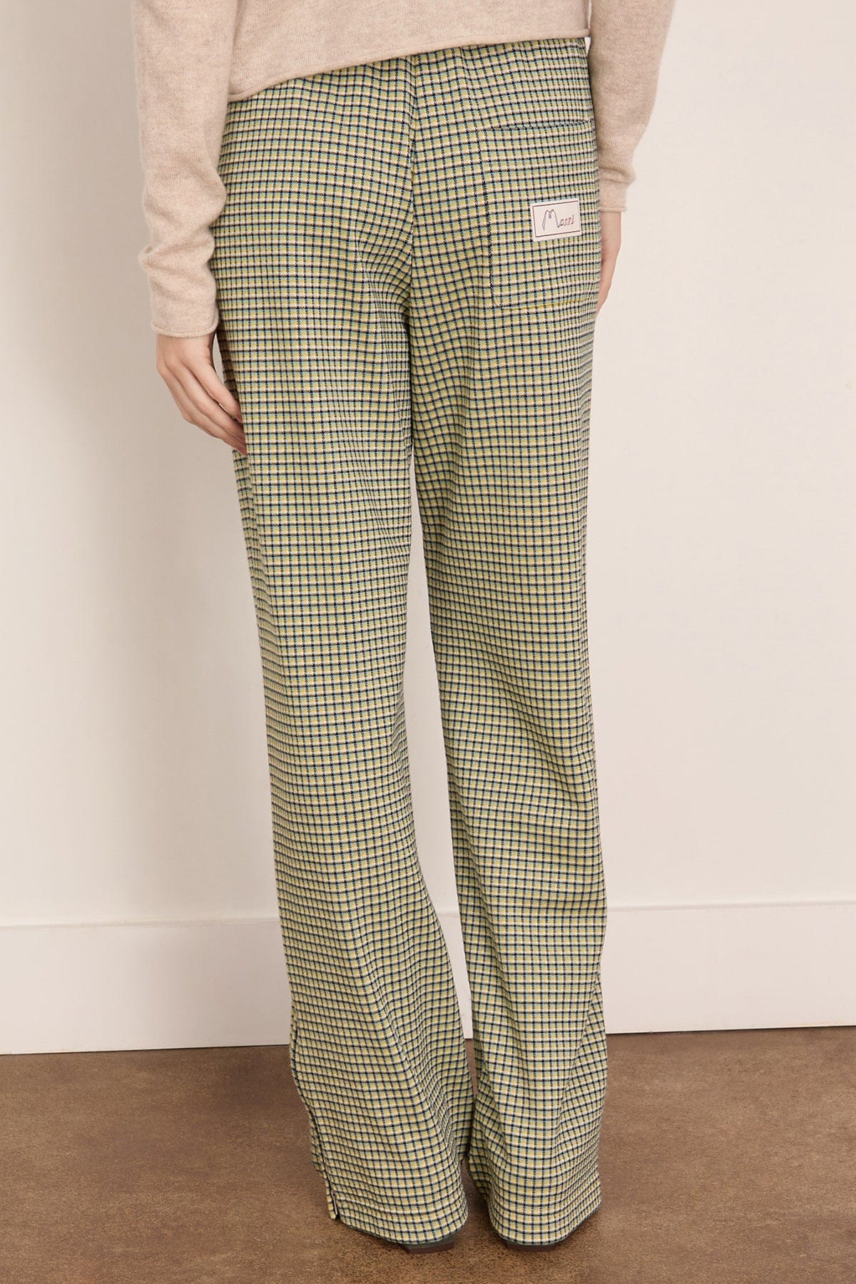 Marni Jaquard Pants in Vanilla