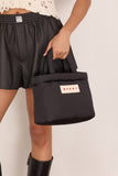 Marni Nylon Puff Small Tote Bag in Black