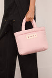 Marni Nylon Puff Small Tote Bag in Cinder Rose