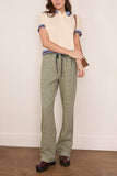 Marni Short Sleeve Polo in Bone