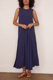 Marni Sleeveless Long Dress in Light Navy