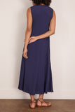 Marni Sleeveless Long Dress in Light Navy