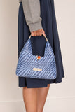 Marni Trapeze Mini Top Handle Bag in Vivid Blue