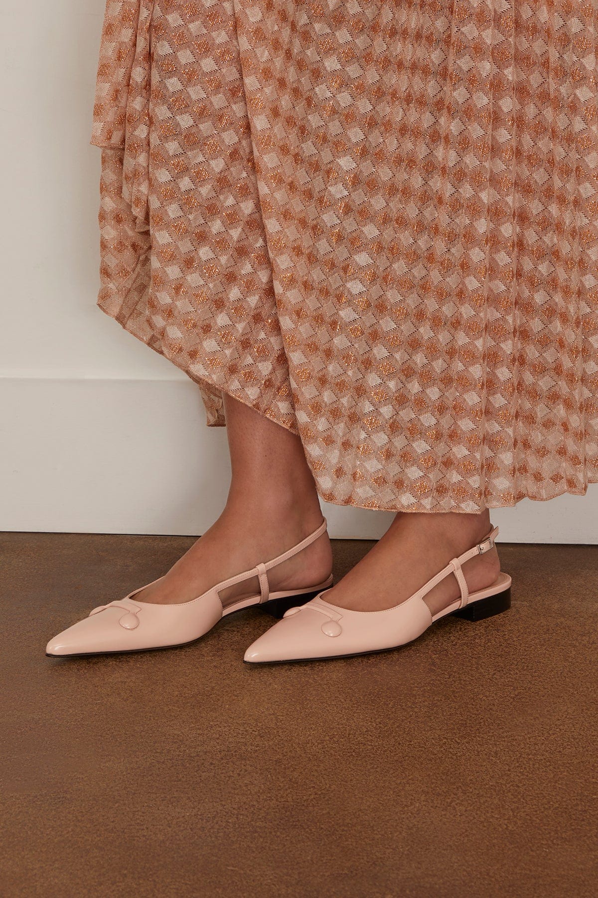 Marni Trunkaroo Pointed Toe Slingback in Pink – Hampden Clothing