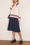 Marni Wool V-Neck Sweater in Cream