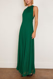 Max Mara Carnet Jersey Dress in Emerald