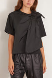 Max Mara Colle Knitted Blouse in Black