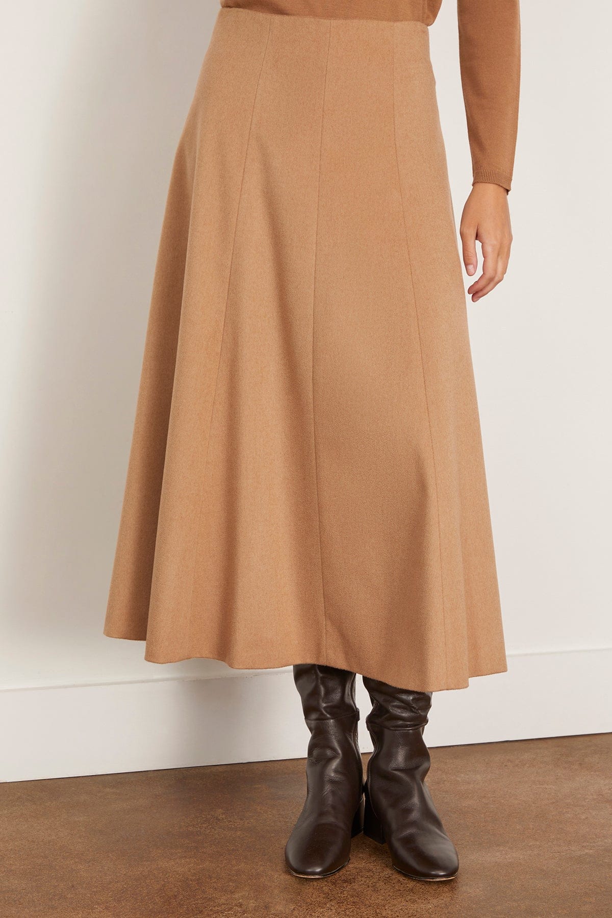 Max Mara Geneve Skirt in Camel – Hampden Clothing