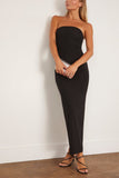 THE PARK Kate Maxi Tube Dress in Black