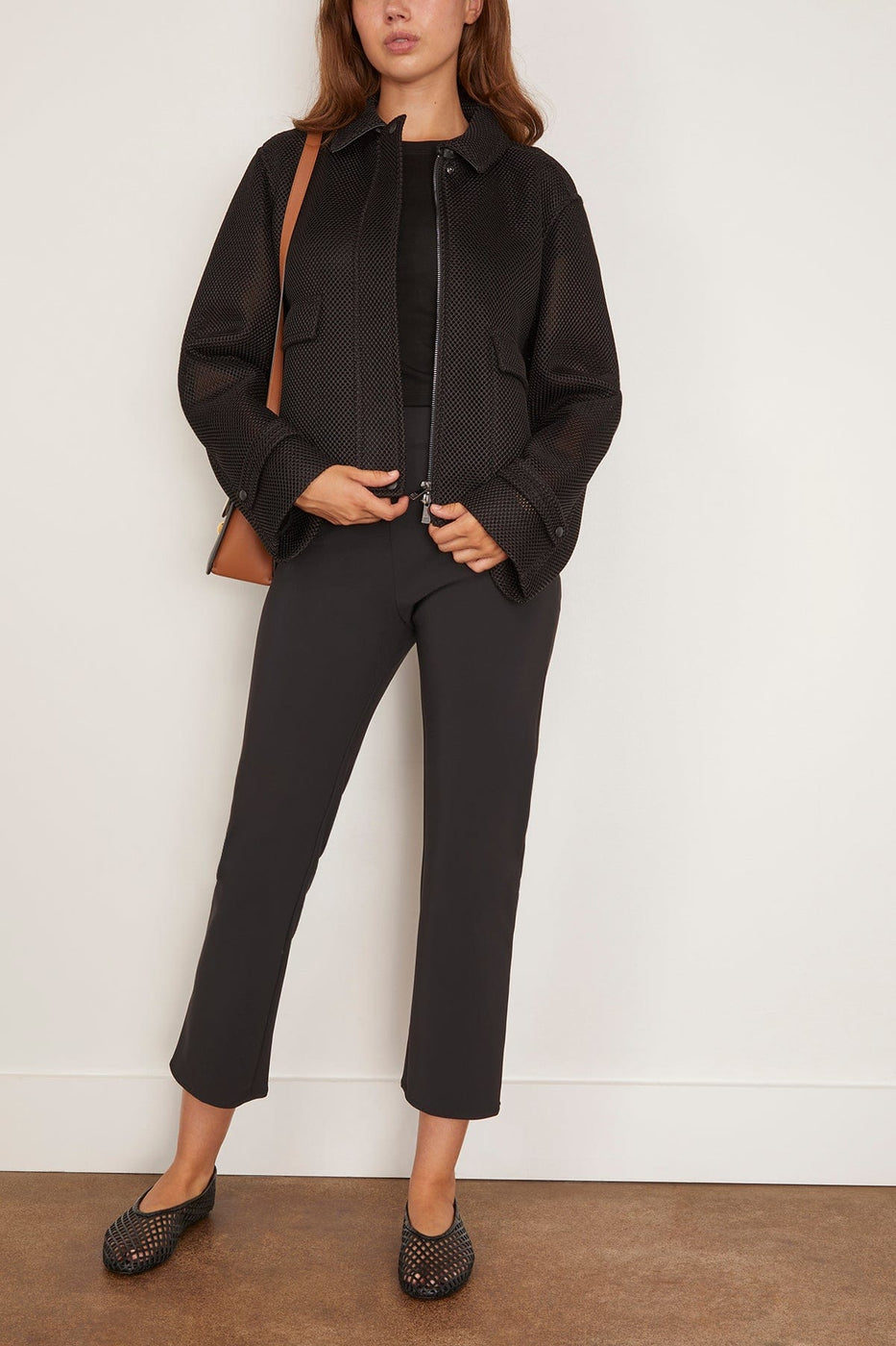 Max Mara Strenna Jersey Jacket in Black