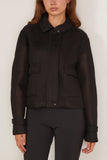 Max Mara Strenna Jersey Jacket in Black