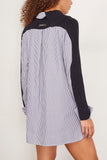 WE-AR4 Casual Dresses Midtown Dress in Navy Stripe WE-AR4 Midtown Dress in Navy Stripe