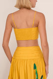 Alemais Mokshini Top in Yellow