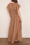MORE NOIR Esther Dress in Taupe