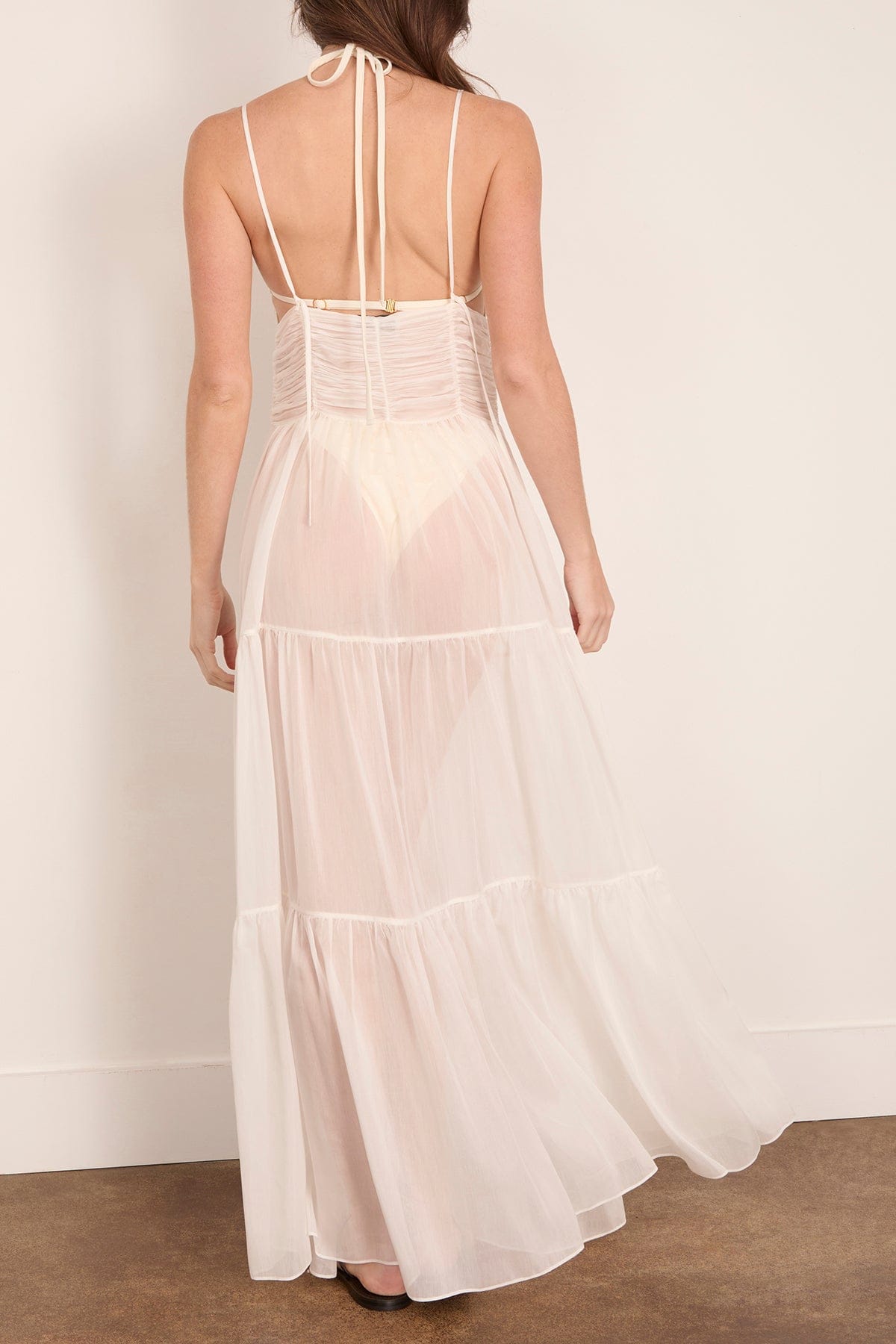 MORE NOIR - MORE NOIR Maeve Dress in White M - Hampden Clothing MORE NOIR - MORE NOIR Maeve Dress in White M - Hampden Clothing
