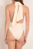 MORE NOIR Romy One Piece in Alabaster Cream