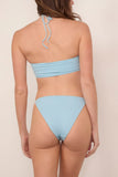 MORE NOIR Skylar Bikini in Blue Pearl
