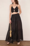 MORE NOIR South Top in Black