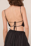 MORE NOIR South Top in Black