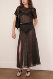MORE NOIR West Top in Black