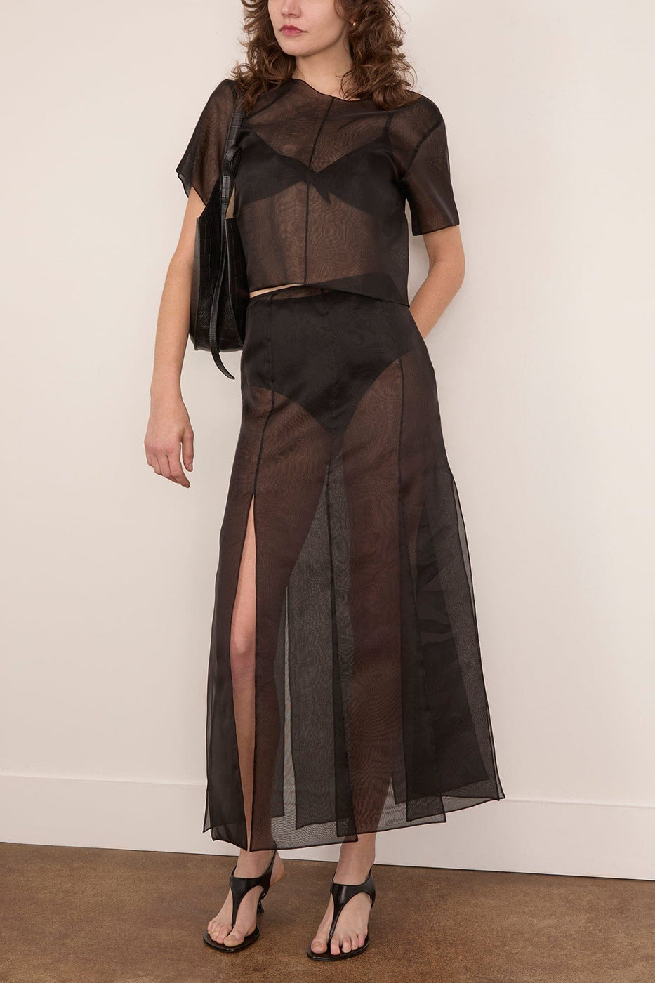 MORE NOIR West Top in Black