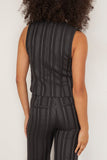 Nili Lotan Tops Angelina Vest in Black Pinstripes Angelina Vest in Black Pinstripes