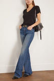 Nili Lotan Tops Carol V-Neck Tee Shirt in Jet Black Nili Lotan Carol V-Neck Tee Shirt in Jet Black