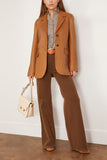 Florence Pant in Cigar Brown