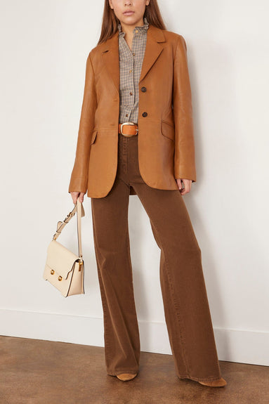 Florence Pant in Cigar Brown