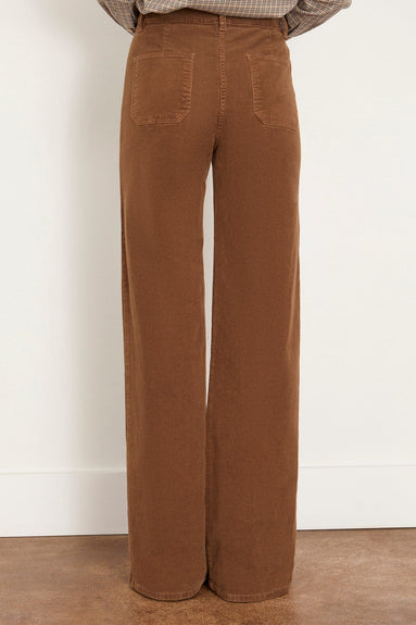 Florence Pant in Cigar Brown