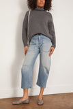 Nili Lotan Sweaters Lanie Sweater in Grey Melange Nili Lotan Lanie Sweater in Grey Melange