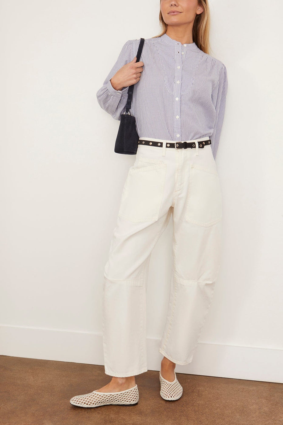 Nili Lotan Jeans Shon Jean in Cream Nili Lotan Shon Jean in Cream