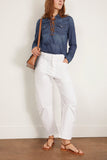 Nili Lotan Shon Pant in White