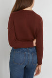 Nili Lotan Venus Sweater in Dark Rust