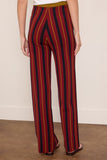 Paula Mira Knitted Pant in Red Stripes