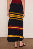 Paula Rianda Knitted Skirt in Multi Stripes