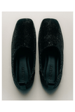 A.Emery Pia Beaded Flat in Black