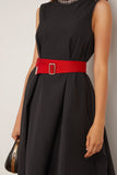 Plan C Belt in Vermilion Red
