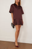 Plan C Dress in Dark Burgundy