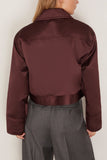 Plan C Jacket in Dark Burgundy